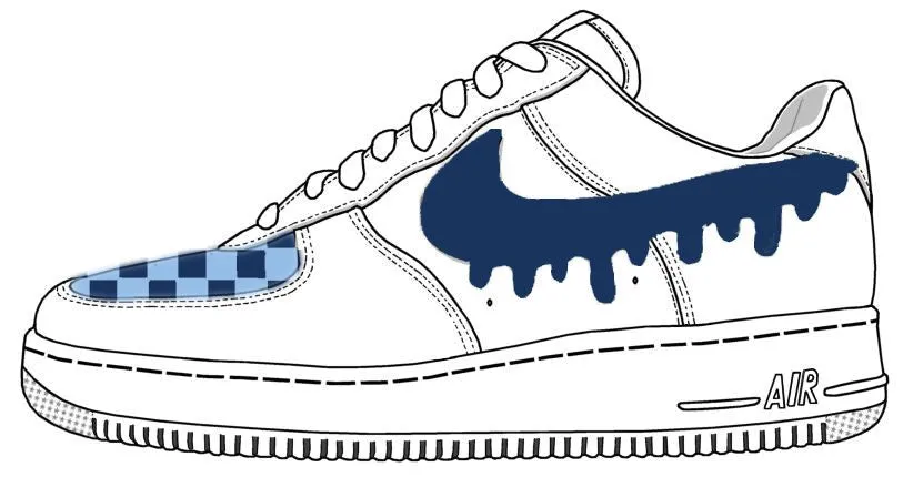 'College V3' Nike AF1 (Women's)