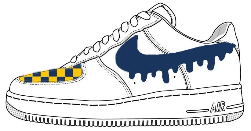 'College V3' Nike AF1 (Women's)