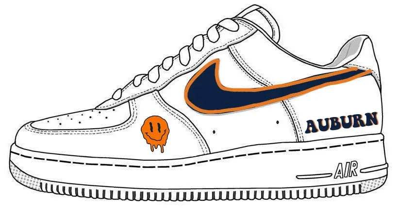 'College V6' Nike AF1 (Women's)