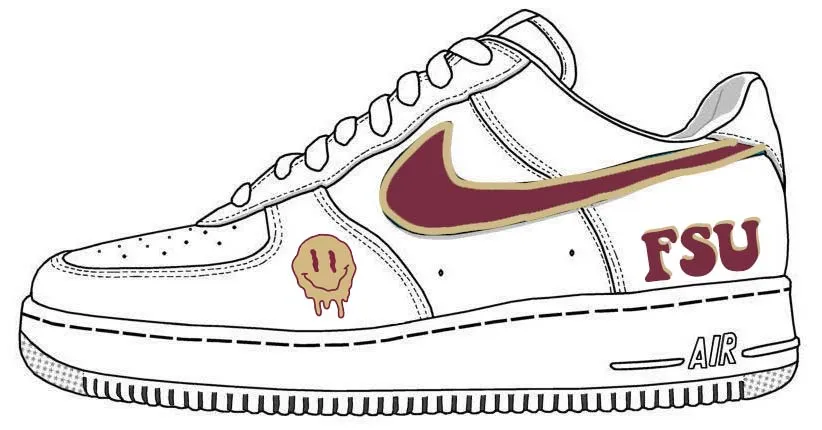 'College V6' Nike AF1 (Women's)