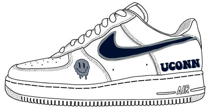 'College V6' Nike AF1 (Women's)