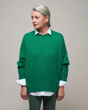 crewneck sweater - parakeet
