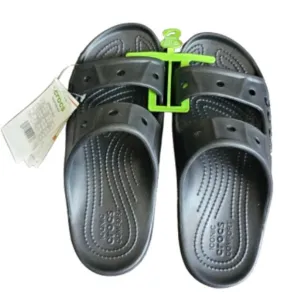 Crocs Unisex Black Baya Slides Sandals Size W-9 And M-7