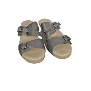 Dansko Women's Karena Stone Burnished Calf Leather Sandals Size 38 US 8