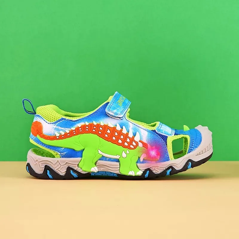 Dinosaur Flashing LED Sandals (2 Colours) Pre Order