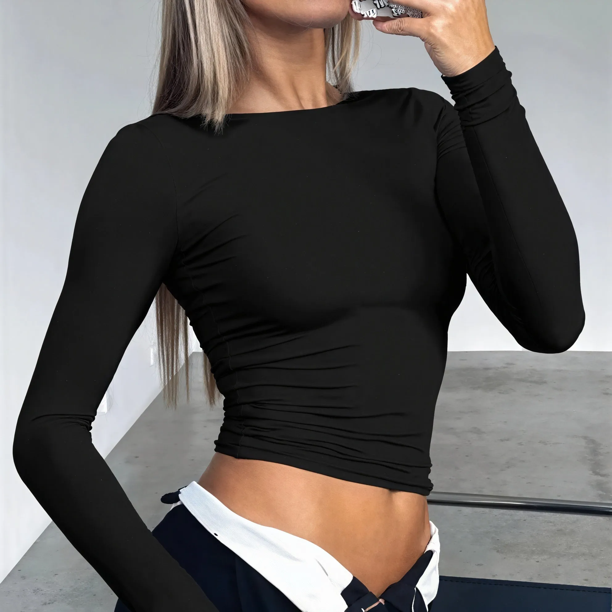 Fitted Long Sleeve Top - Modern Essential