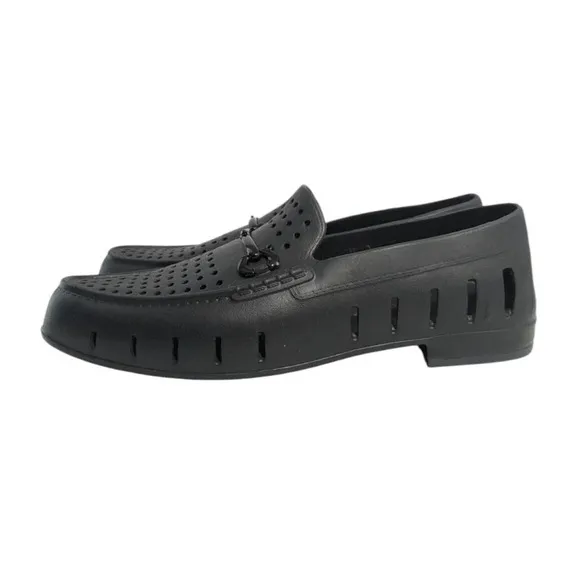 Floafers Chairman Bit Black Slip On Loafers New Size Mens 10 EVA Foam Waterproof