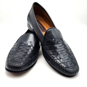FLORSHEIM Weave Bridgeport Loafers Men’s Size 11D Black Style #18341