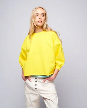 fond sweatshirt - citron