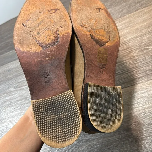 Free people leather flats/loafers size 41 (d180)