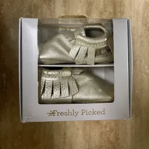 Freshly Picked Gold Moccasins