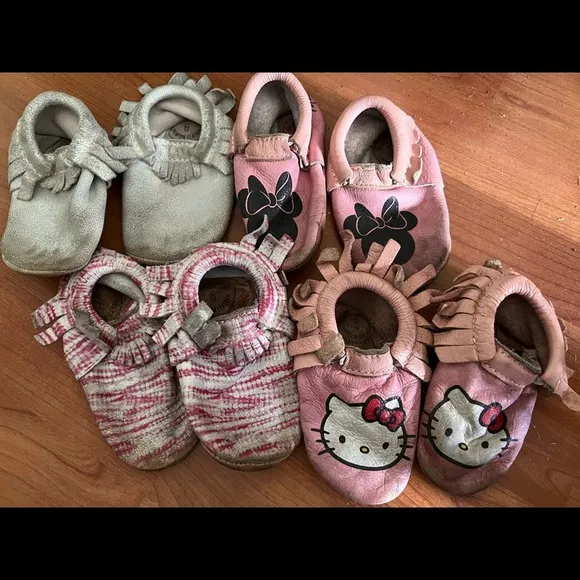 Freshly Picked Mixed Lot of 4 Moccasins Size 6