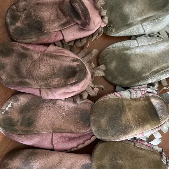 Freshly Picked Mixed Lot of 4 Moccasins Size 6