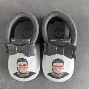 Freshly Picked Ruth Bader Ginsberg Moccasins BRAND NEW Size 4
