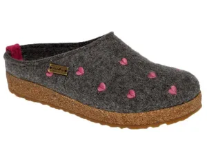Haflinger Cuoricini GREY w/ PINK (Wom)