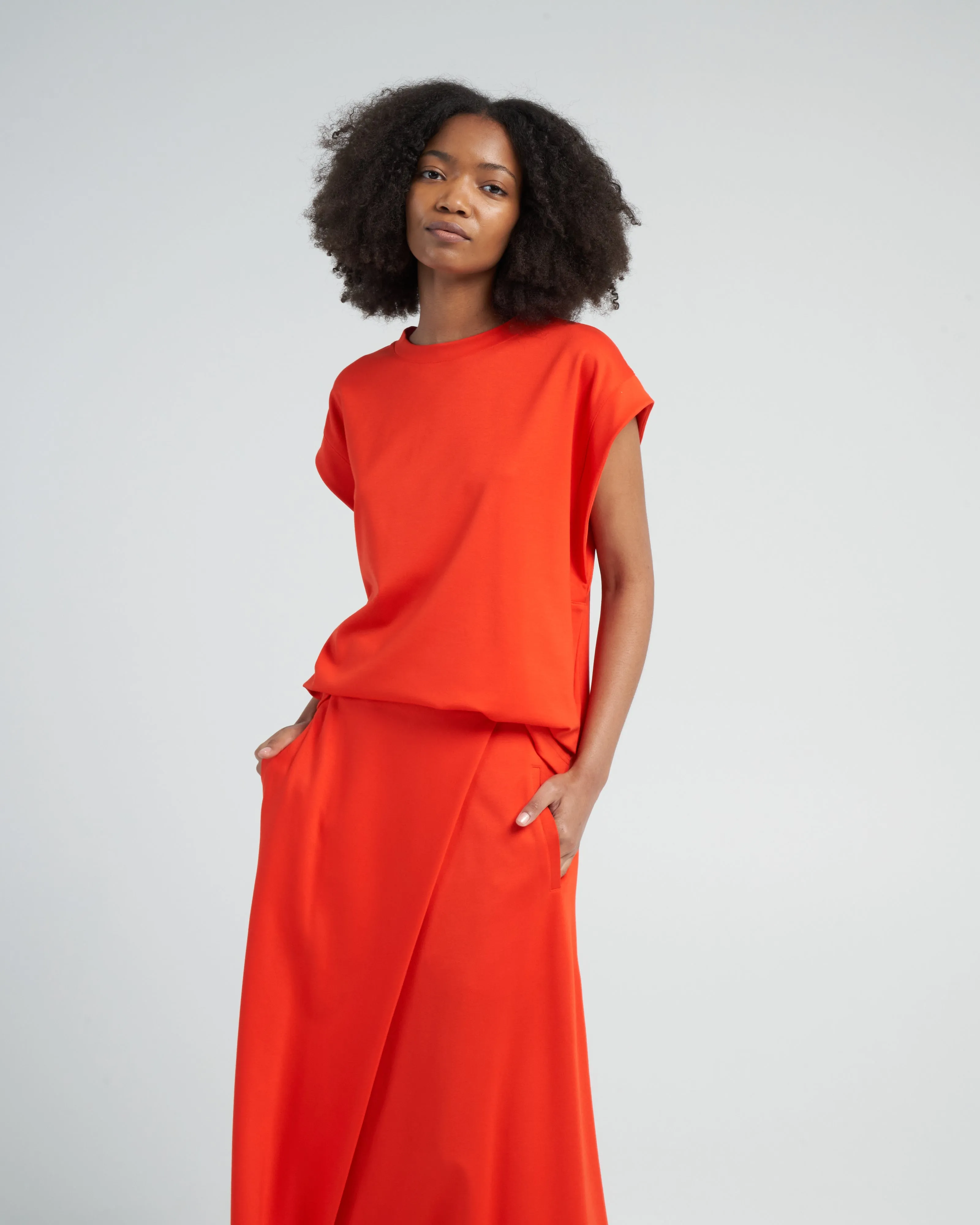helena top - scarlet