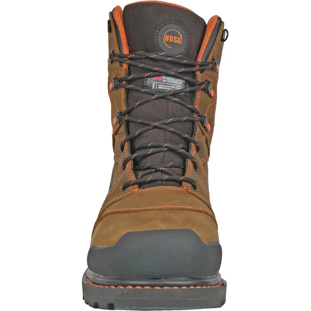 Hoss Men's Clash Soft Toe Wateproof 1000G Insulated Boot - Brown 80265