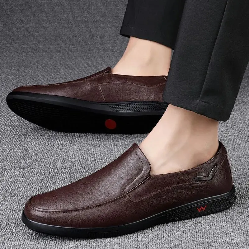 Hudson™ Moccasins stijl zwart heren leren schoenen