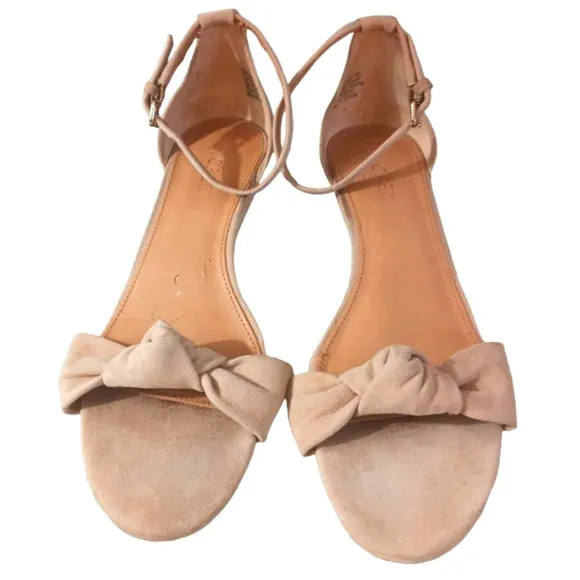 J. Crew Tan Suede Sandals size 8