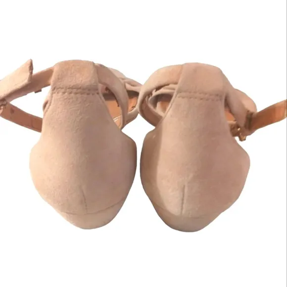 J. Crew Tan Suede Sandals size 8
