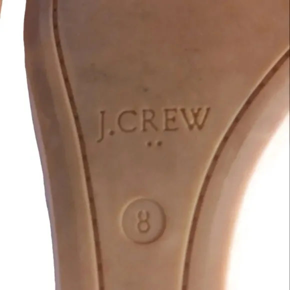 J. Crew Tan Suede Sandals size 8