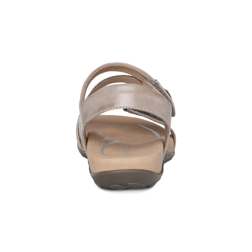 Jess Adjustable Quarter Strap Sandal - Smoke - SE216