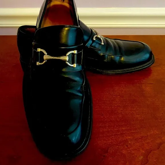 Johnson &amp; Murphy Mens Meade Black Loafers