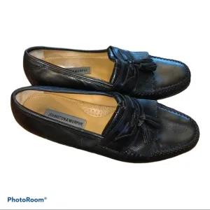 Johnston &amp; Murphy Breland Black Leather Loafers