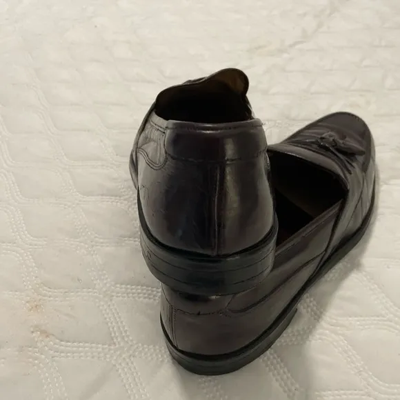 Johnston &amp; Murphy Horner Tassel Loafers Size 10.5. Cognac