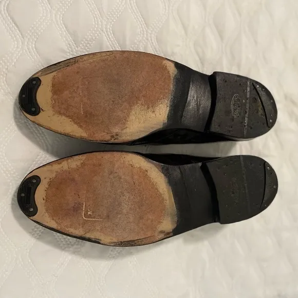 Johnston &amp; Murphy Horner Tassel Loafers Size 10.5. Cognac
