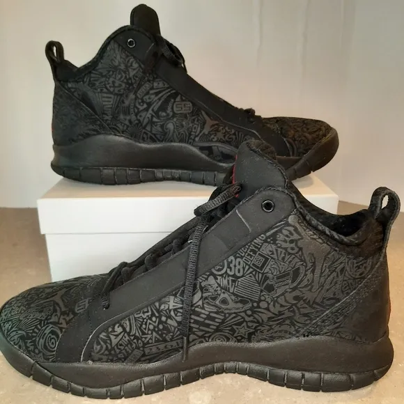 Jordan Accolades Premier Sneakers #395574-002 Black Varsity Mens Sz 12
