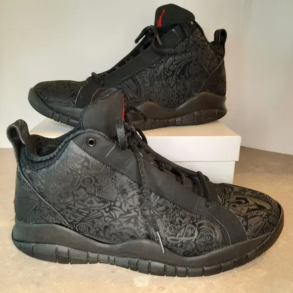 Jordan Accolades Premier Sneakers #395574-002 Black Varsity Mens Sz 12