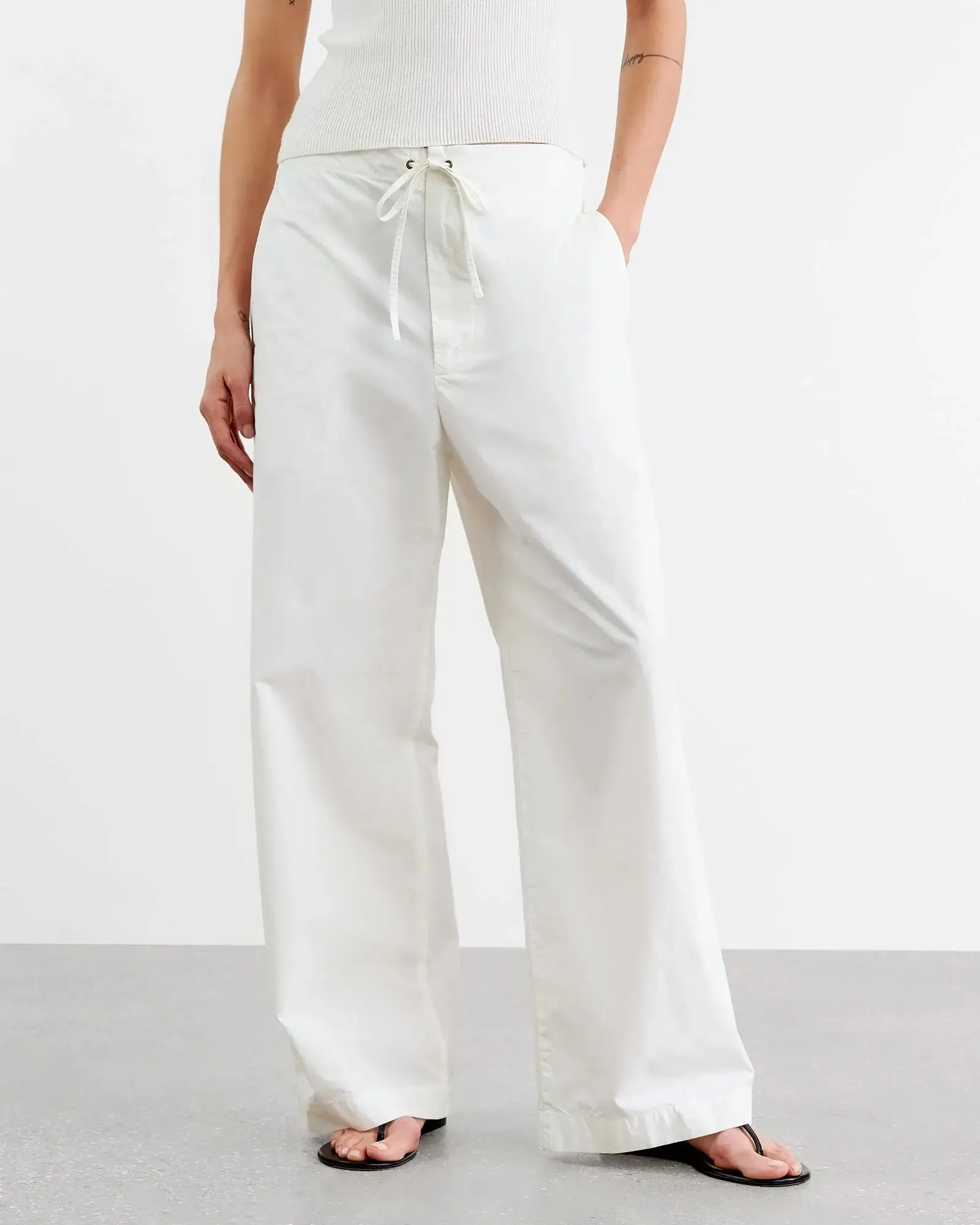 Kai Pant in White