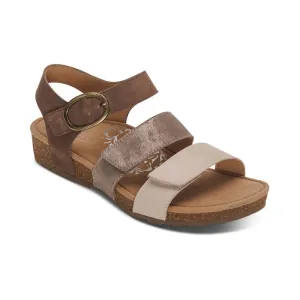 LILLY ADJUSTABLE QUARTER STRAP SANDAL - SC562