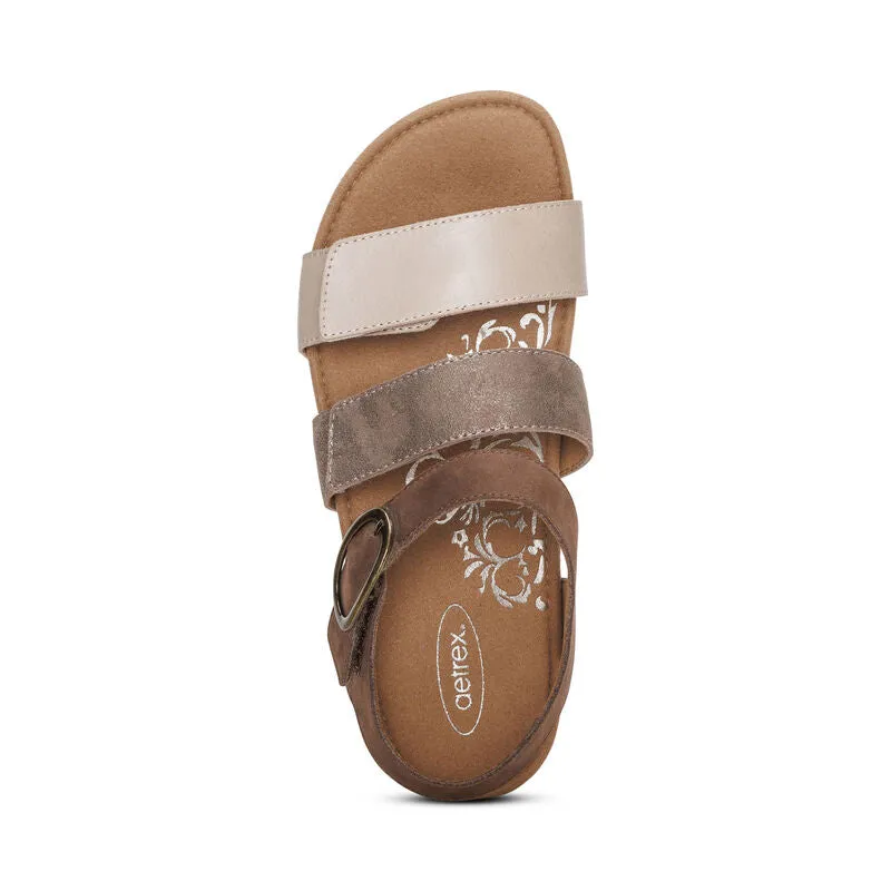 LILLY ADJUSTABLE QUARTER STRAP SANDAL - SC562