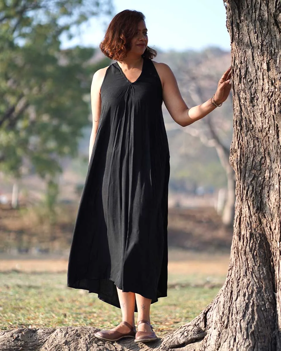 Luminous Handwoven Bamboo Dress
