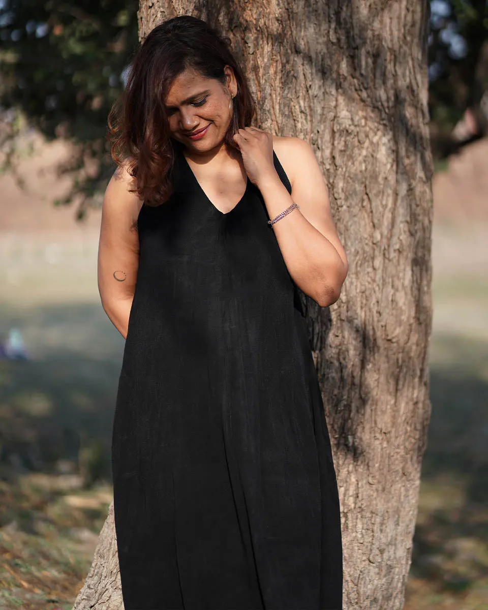 Luminous Handwoven Bamboo Dress