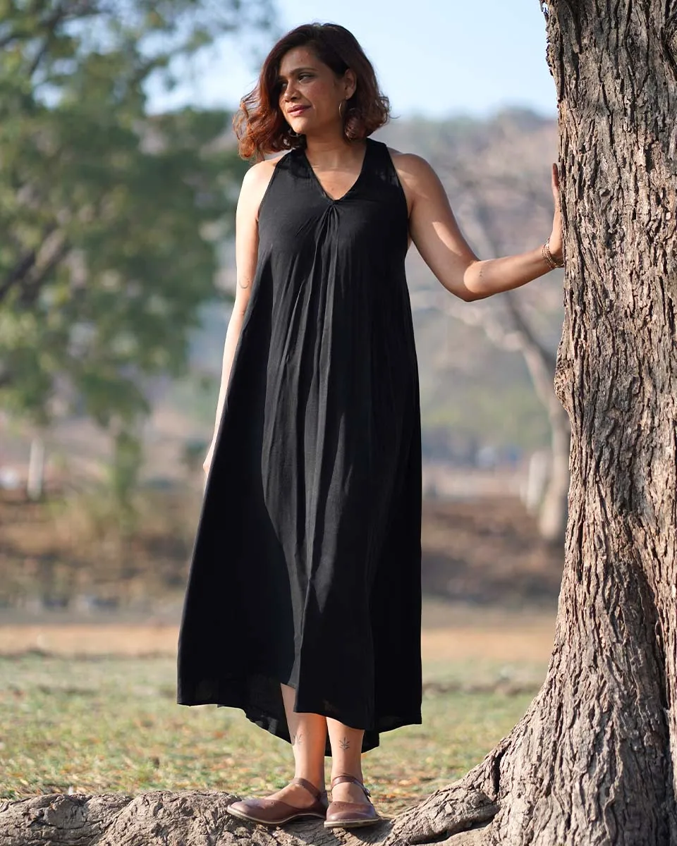 Luminous Handwoven Bamboo Dress