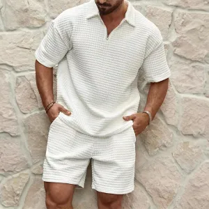 Luxury Summer Set for Men Polo Shirt and Shorts