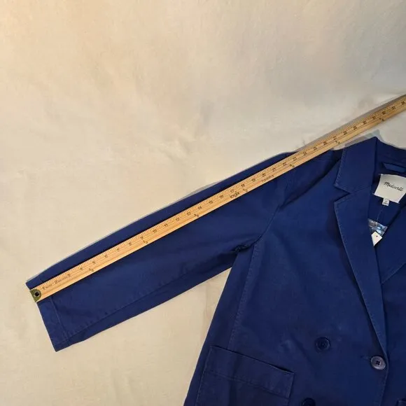 MADEWELL Officecore Bluestone Crossover (Re)generative Chino Blazer Size M NEW!