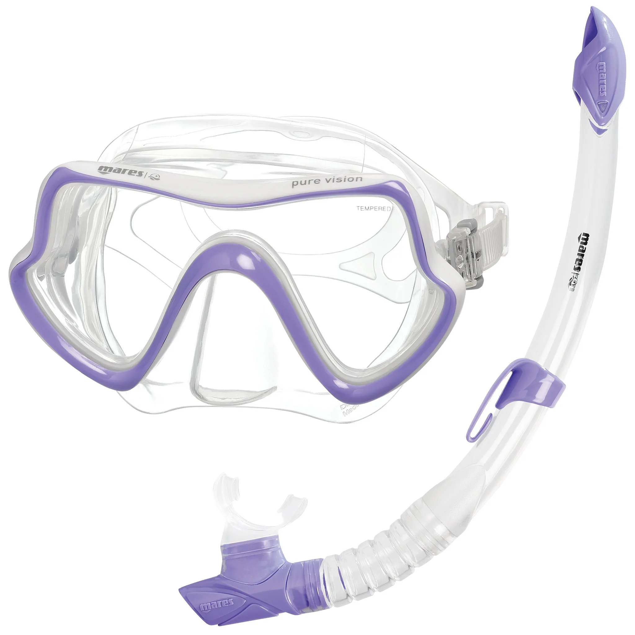 Mares Pure Vision & Typhoon T Jet Snorkelling Set