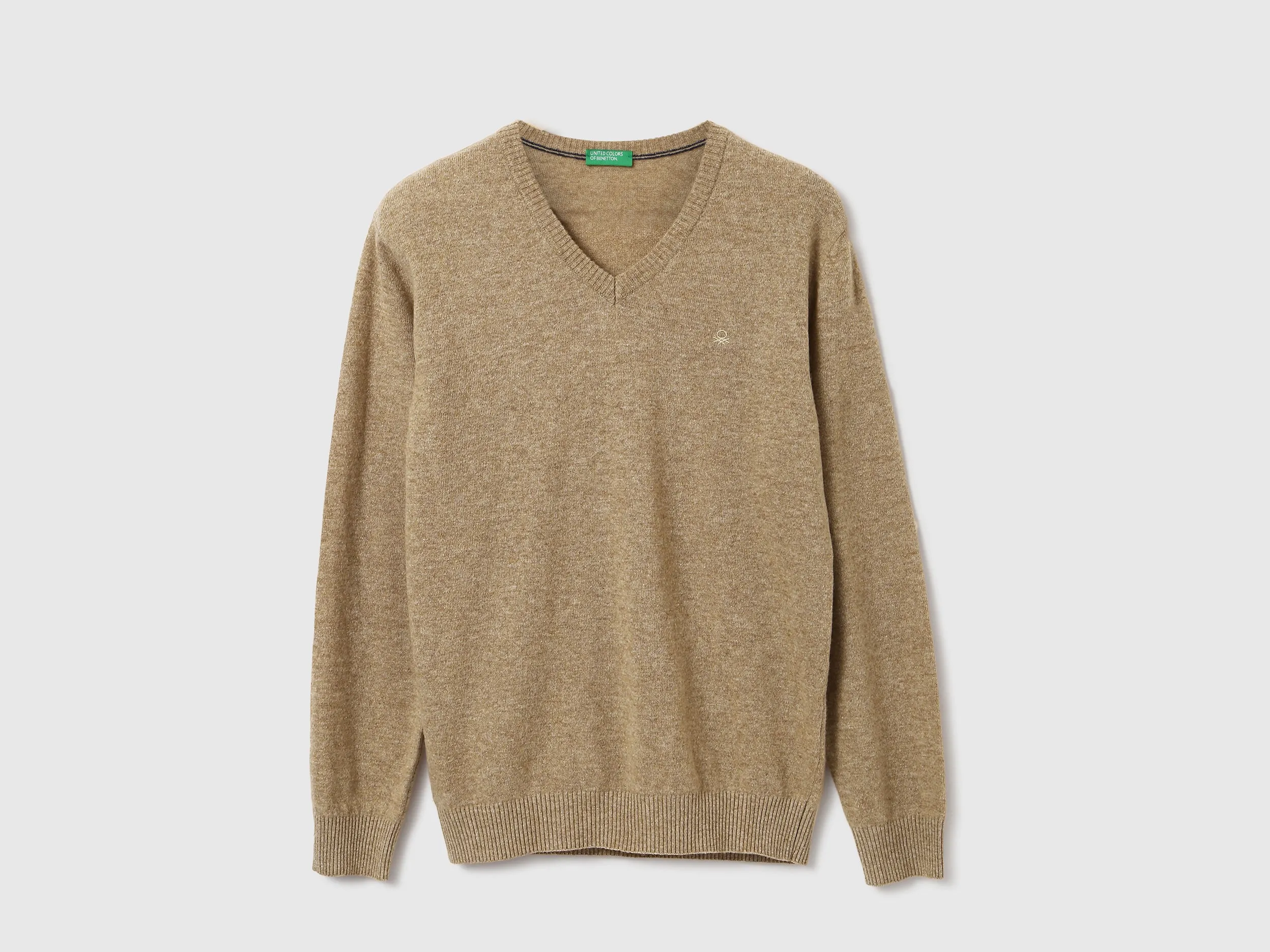 Men Solid V-Neck Sweater