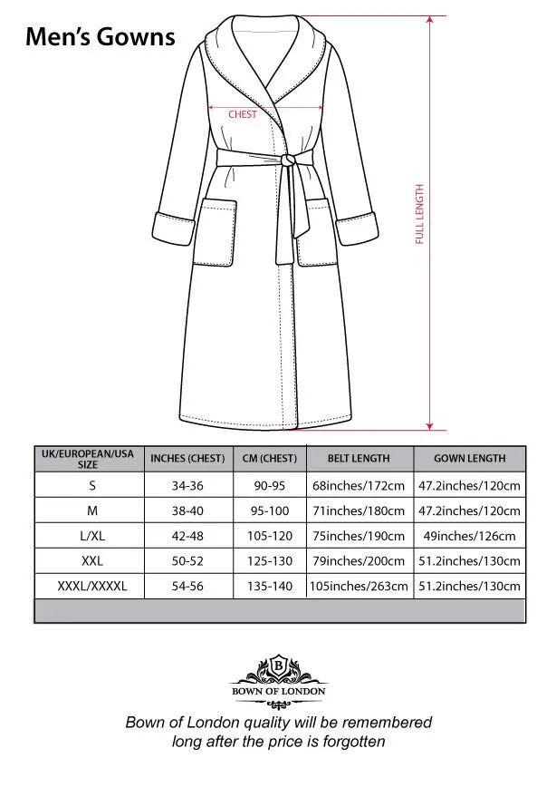 Men's Towelling Dressing Gown - Phoenix