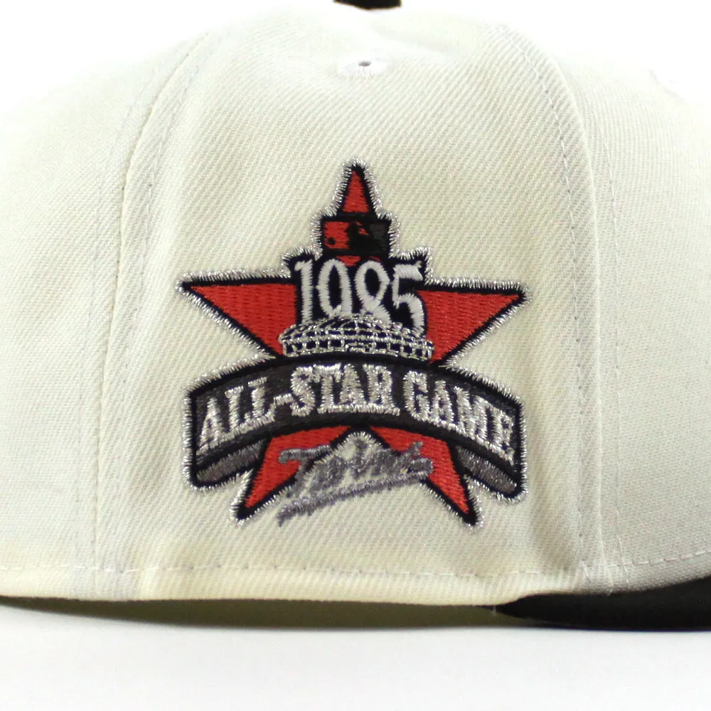 Minnesota Twins 1985 All Star Game New Era 59Fifty Fitted Hat (Chrome White Black Gray Under Brim)