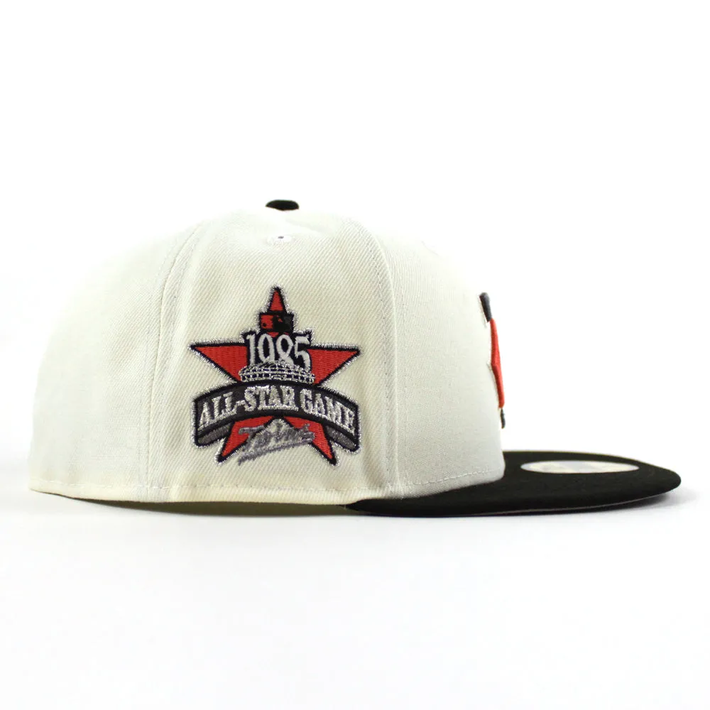 Minnesota Twins 1985 All Star Game New Era 59Fifty Fitted Hat (Chrome White Black Gray Under Brim)