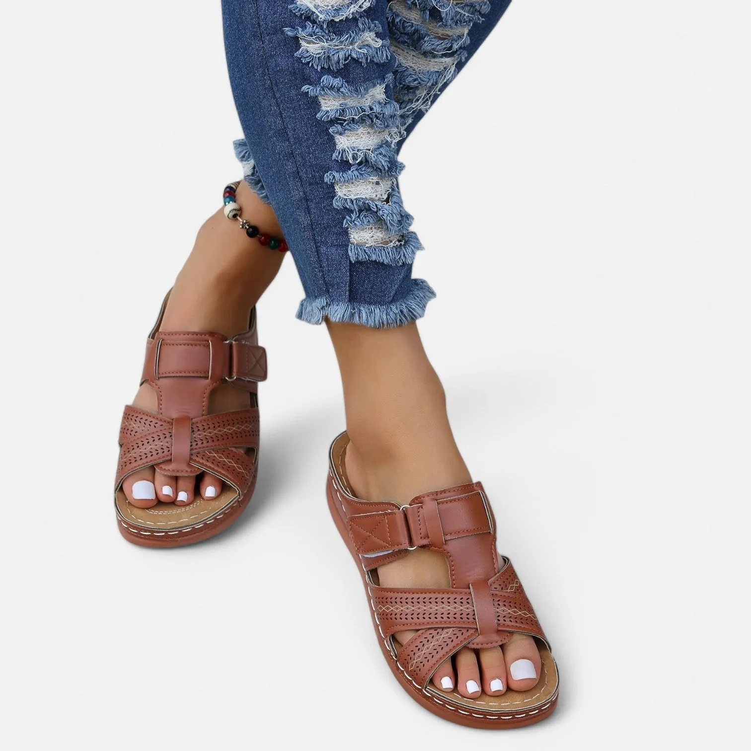 Monacogents | Women's Premium Open Toe Orthopedic Sandals