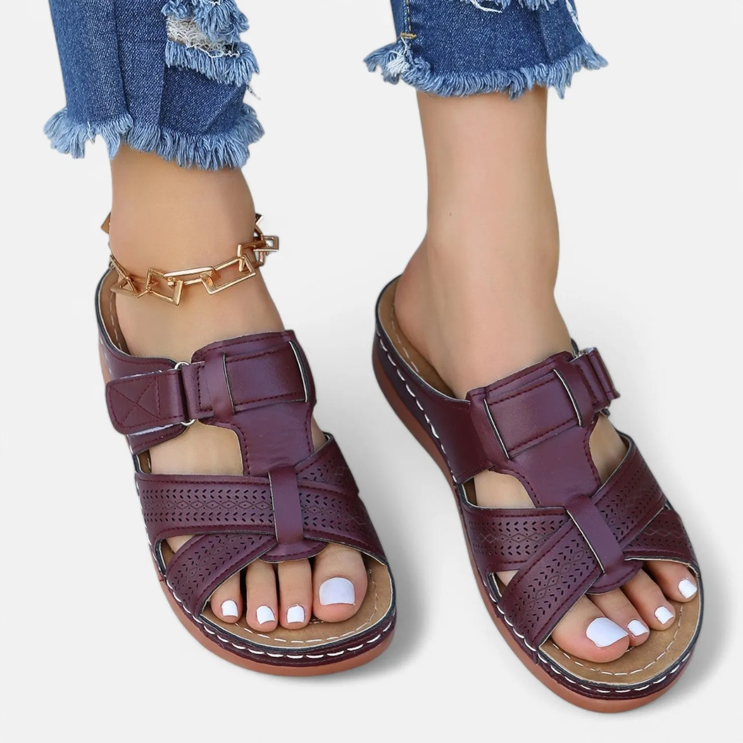 Monacogents | Women's Premium Open Toe Orthopedic Sandals