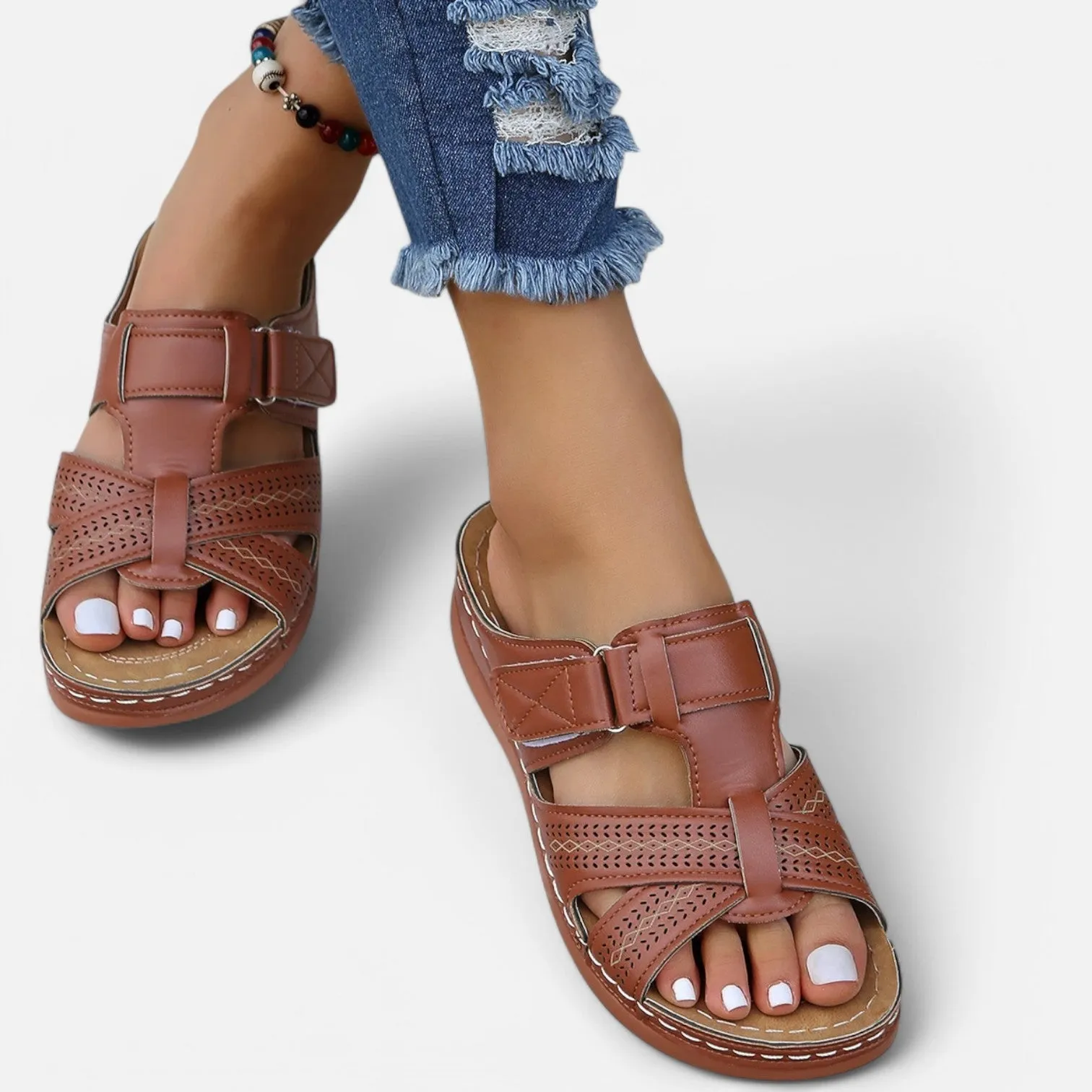 Monacogents | Women's Premium Open Toe Orthopedic Sandals