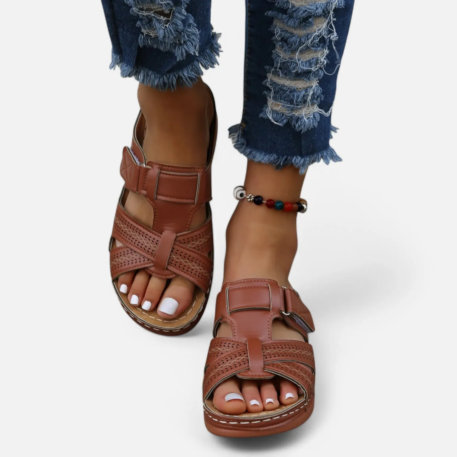Monacogents | Women's Premium Open Toe Orthopedic Sandals