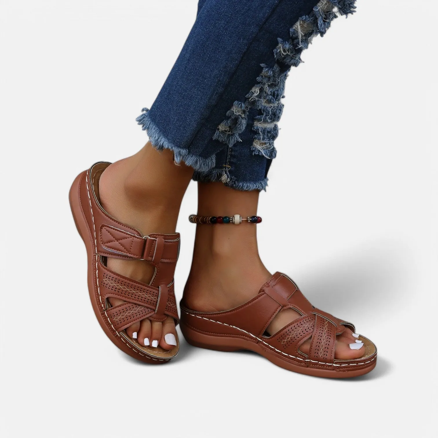 Monacogents | Women's Premium Open Toe Orthopedic Sandals